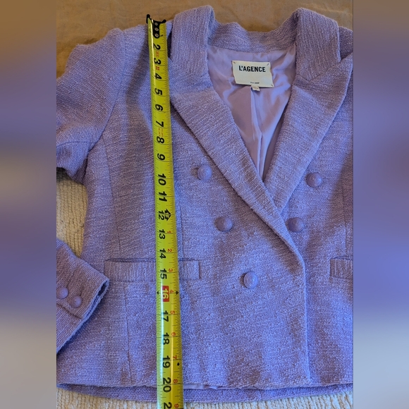 L'Agence Brooke Double-Breasted Crop Blazer - Picture 11 of 14